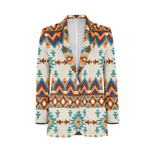 TOADDITDO Women Open Front Blazers One Button Long Sleeve Casual Office Slim Suit Jacket with Pockets4