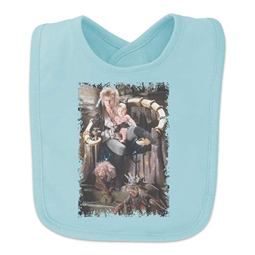 Labyrinth Goblin King On Throne With Baby David Bowie Jareth Toby Baby Bib