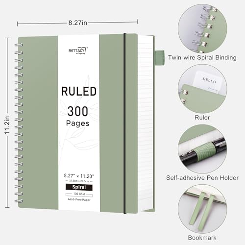 Cahier A4 pour l'école et le travail à double spirale pratique - 3