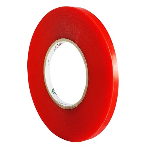 Ruban adhésif PE double face résistant aux solvants pour plastique 9mm - 2