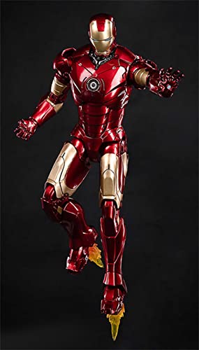 Ovonni 7 Inch Ironman Mark 3 Collectible Action Figure Exquisite Painting 20 Joints Movable Model (1/10 Scale) #TOP1