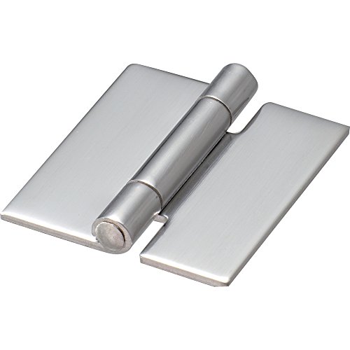 TRUSCO TLS-40A Flat Stainless Steel Hinge, Total Length 1.6 inches (40 mm), 1 Piece = 1 Bag