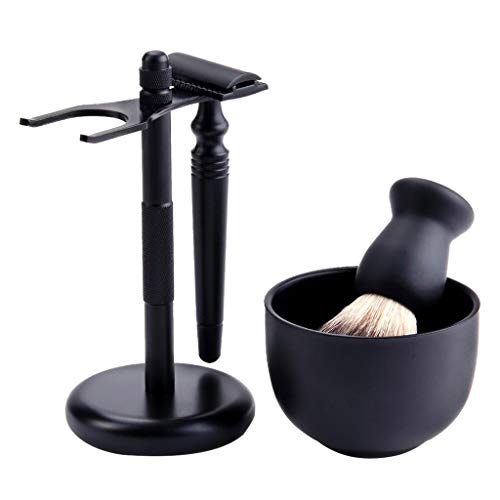 Non-brand Kit Brocha Afeitado + Afeitadora Manual