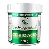 Special Ingredients Zitronensäure 100g Reine Lebensmittelqualität 100% Reines Pulver (Deutsche Etiketten Und Anleitungen)