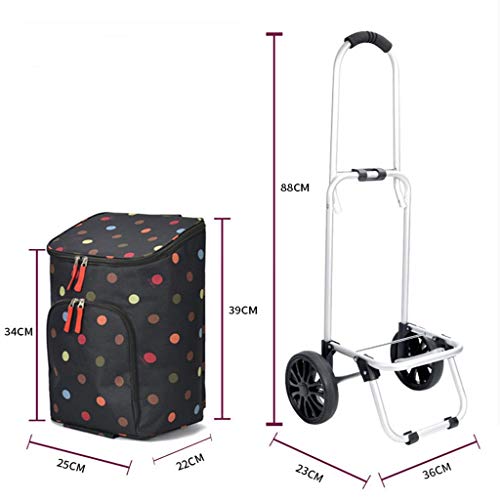 Chariots pliables légers pour transporter vos courses sans effort au sol