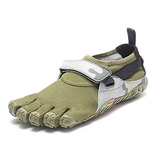 Vibram Men's FiveFingers Spyridon EVO Shoe, Green/Camo, 46 EU / 11.5-12 US
