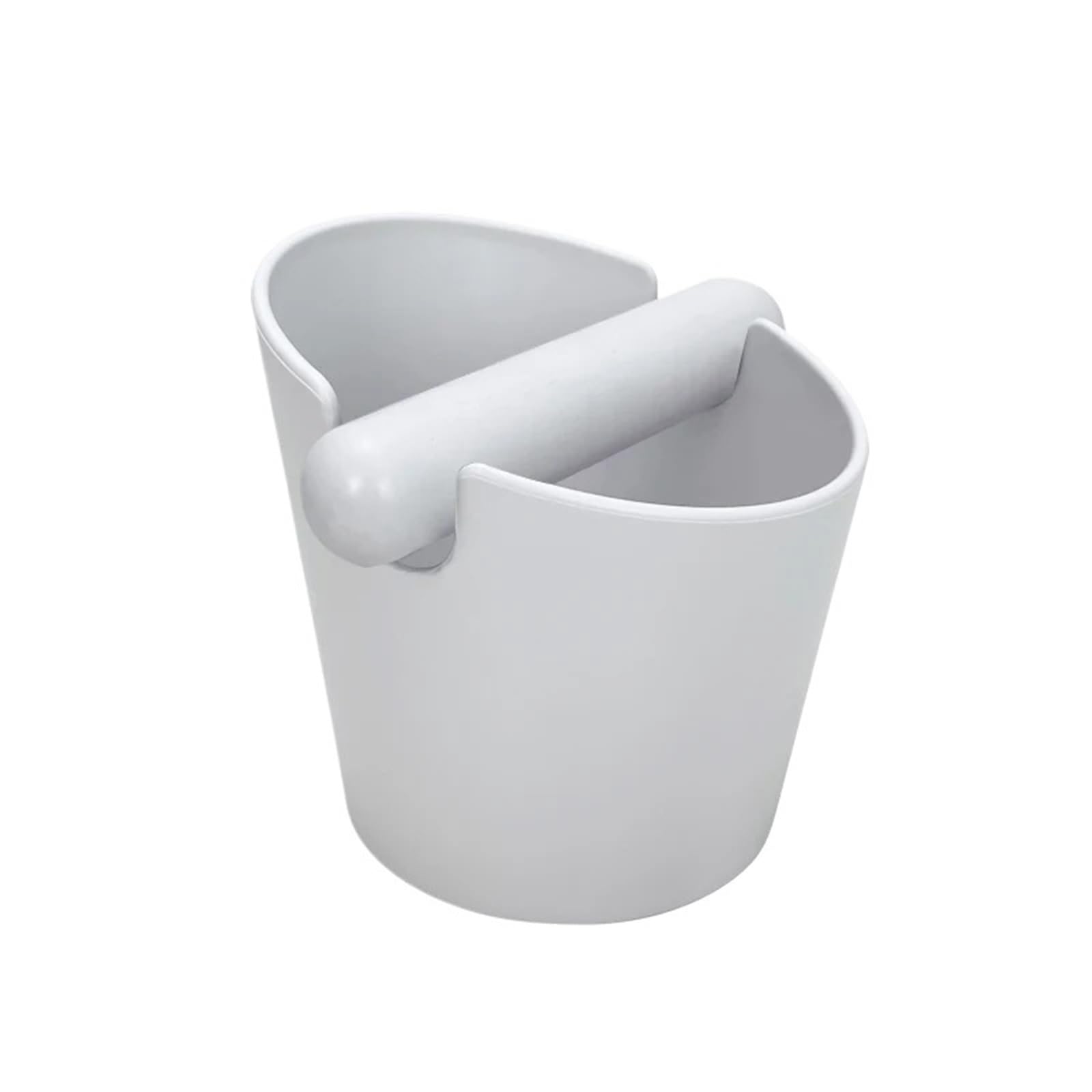 Recipiente for posos de café, antideslizante, for recoger Ideal for baristas y otros profesionales | White