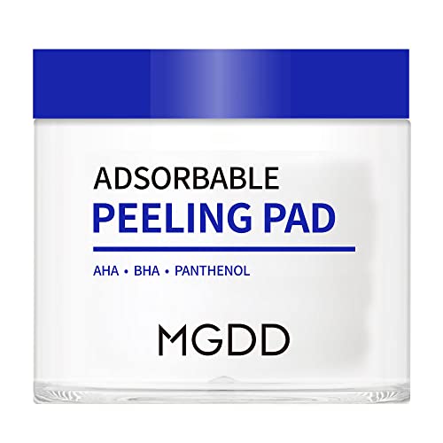 MGDD Absorbable Peeling Pads for Face and Body, 50 Count, Pore