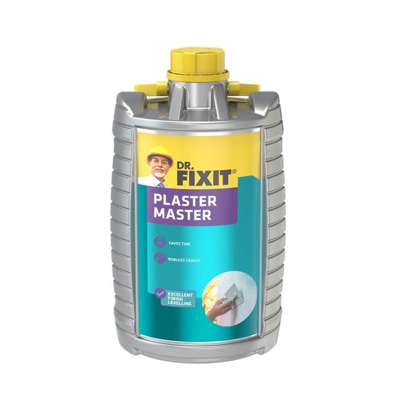 Image of Dr. Fixit Plaster Master Advanced Liquid Waterproofing Compound for Plastering, Internal | External | Ceiling, 10 Litre