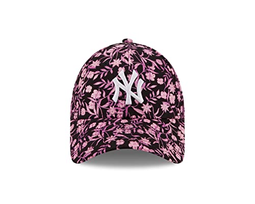 New-Era-New-York-Yankees-Black-MLB-Floral-9Forty-Adjustable-Women-Cap
