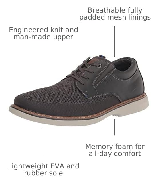 Image of Nunn Bush Otto Knit Plain Toe Oxford