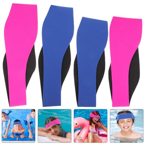 Bandeau de natation absorption transpiration contre eau oreilles rose - 2