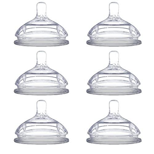 Image of Comotomo Replacement Silicone Nipples, Fast Flow - 6 Pack