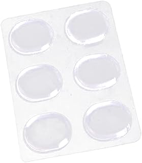 KALLORY Clear Shoe Pad 6pcs Silicone Shoe Pads Silicone Gel Shoe Pad Silicone Blister Pads Insole Heel Pad Blister Pads Silicone Shoe Pads Comfortable Shoe Pad