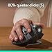 Logitech MX Ergo S Advanced Wireless Trackball Mouse, USB-C Rechargeable Wireless Ergonomic Mouse with Bluetooth and Encrypted Dongle, 6 Programmable Buttons, for PC/Mac