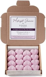 Baby Powder Wax Melts 16 Pack | Strong Scented Heart Shaped Soy Melts | Up to 96Hr of Scent Per Box | Hand Poured in The UK | Vegan & Plastic Free Long Lasting Candle Alternative