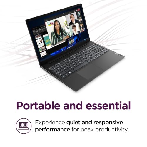Image of Lenovo V15 Gen 4 - Business Laptop - AMD Ryzen 7 7730U CPU - 15.6 inch FHD Display - 16GB RAM - 1TB SSD Storage - Integrated AMD Radeon Graphics with Microsoft 365 Personal (1 Year)