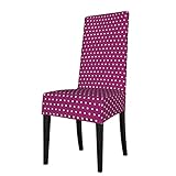 💛Matériau Confort: Fabriqué En Tissu Polyester-élasthanne Extensible. Ajustement Parfait Pour La Plupart Des Types De Chaises, Les Protégeant Des Taches, Des Déversements, Des Rayures Ou Des Déchirures. Les tissus de haute qualité rendent la housse de chaise durable, infroissable, anti-boulochage, réutilisable, douce et confortable. Qui sont lavables. Une grande élasticité peut vous permettre de l'enfiler facilement.
