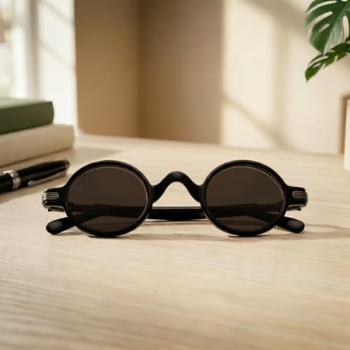 Image of Eyekepper Reading Glasses for Men, Large Round Readers Women Oval | Mens Womens Cheaters, Reader Eyeglasses, All-Day Comfort Spring Hinges, Scratch Resistant for Work /Crafts