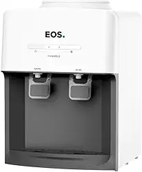 Bebedouro de Mesa para Garrafão Eos Mineralle Eletrônico Branco Ebe03b Bivolt