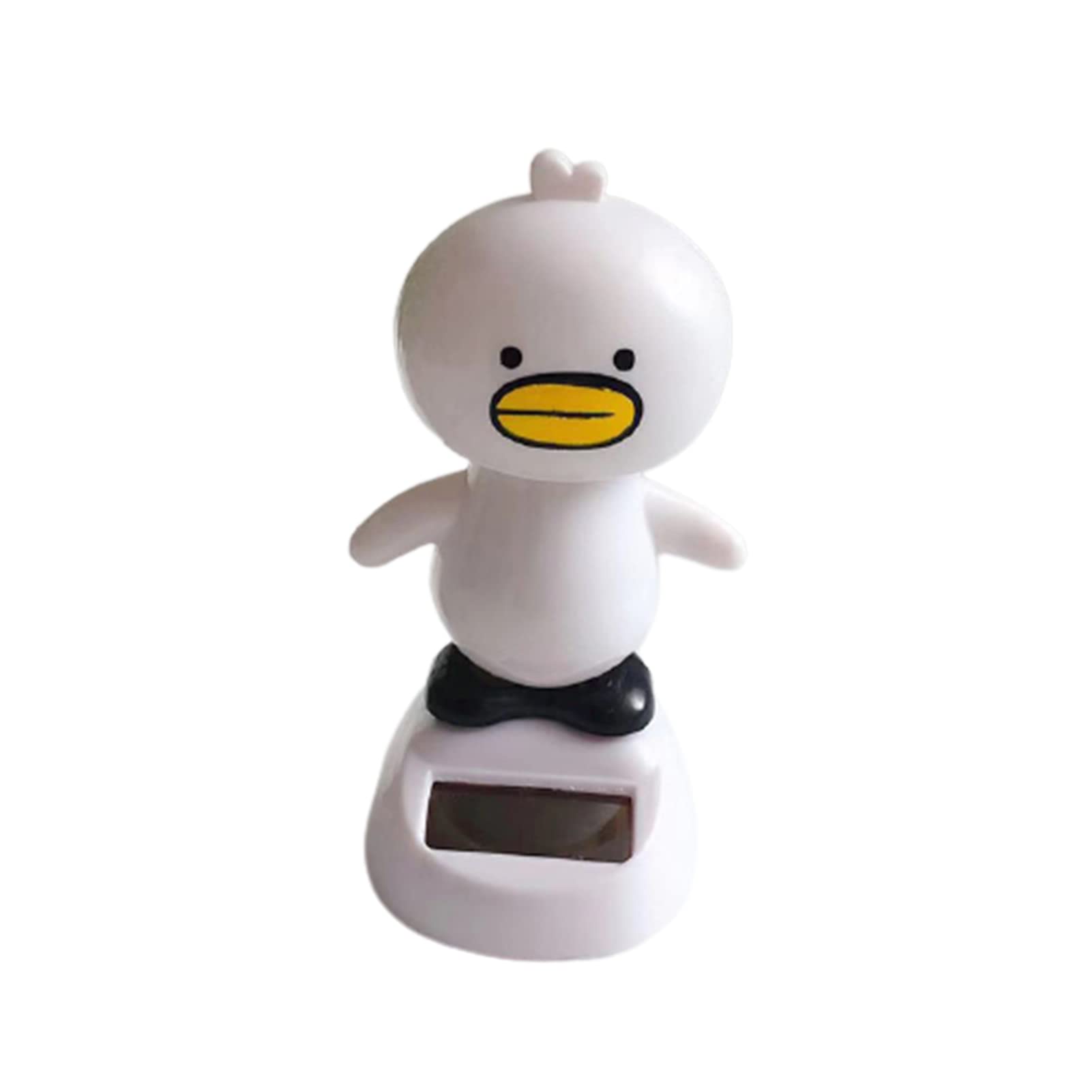 VALINK Solar Dancing Toy, Car Dashboard Decoration,Cartoon Animal Solar Car Decoration Ornaments,Used for Car Desk Decoration White Chicken