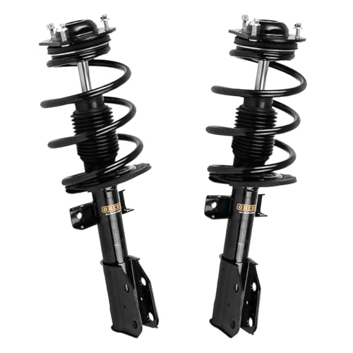OREDY Rear Struts & Coil Springs Compatible with 2007-2012 Dodge Caliber / 2007-2016 Jeep Compass Patriot Complete Shock Absorbers Assembly - 172401 (2pcs)