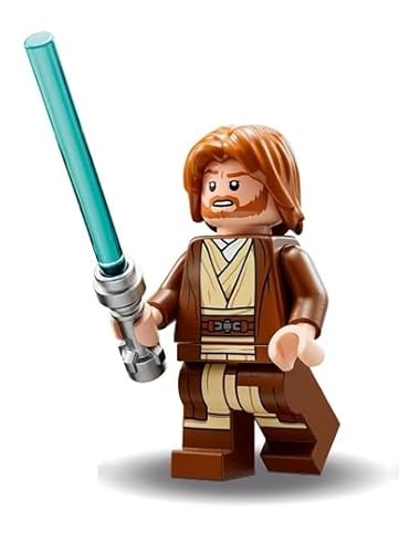 LEGO Star Wars: OBI-Wan Kenobi Minifigure with Lightsaber Brown Robes