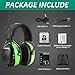 PROHEAR 033 Upgraded 5.4 Bluetooth Hearing Protection AM FM Radio Headphones, Noise Reduction Safety Earmuffs with Rechargeable 2000mAH Battery, 31dB SNR Ear Protector for Mowing Lawn,Gifts for Father