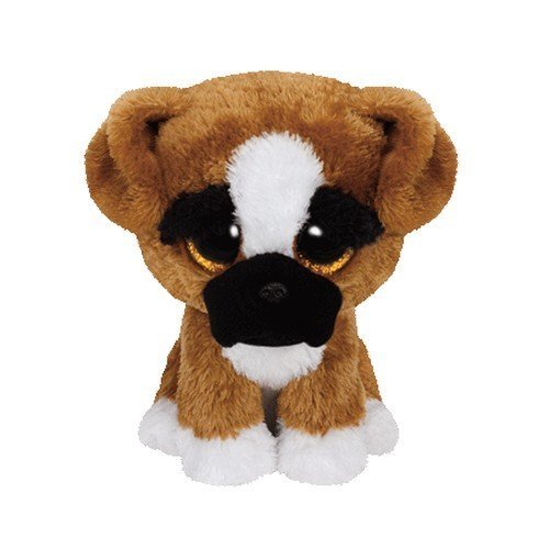 Ty Plush - Beanie Boo Brutus The Boxer - S, Brown