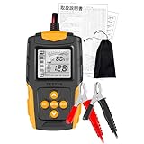 車用 バッテリーチェッカー 日本語説明書付き カーバッテリー バッテリーテスター バッテリー チェック テスト バイク ccas 12V 24V (イエロー)