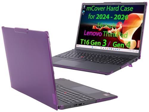 Coque Lenovo ThinkPad T16 Gen 3 mCover violette : évitez les rayures sur votre PC 16"