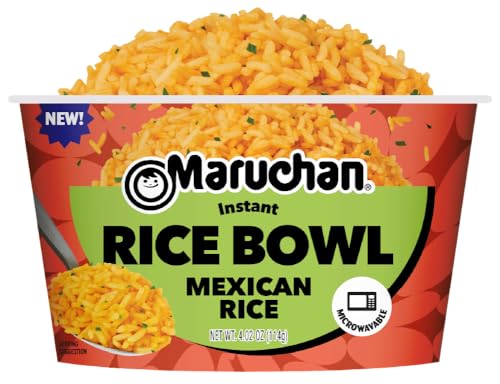 Maruchan Microwavable Mexican Rice Bowl, Instant Spanish Rice, 4.2 Oz, 6 Count