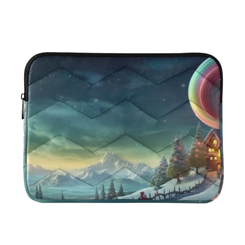 Funda para portátil 13-14 pulgadas impermeable con diseño navideño
