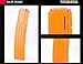 Worker Mod 22 Darts Magazine Quick Reload Clip for Nerf N-strike Elite Color Orange
