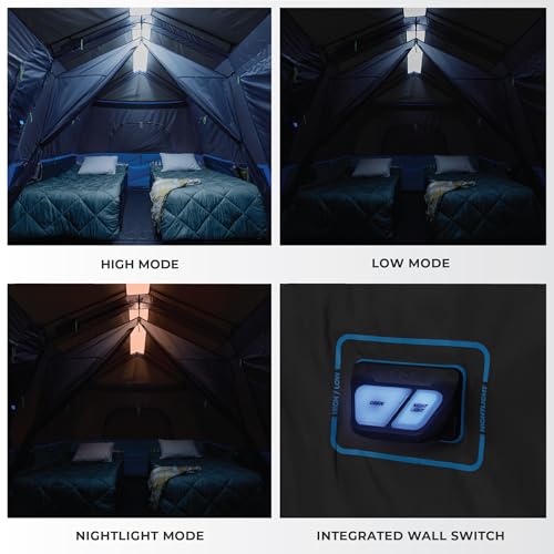 CORE 9 Person Instant Cabin Tent with LED Lights