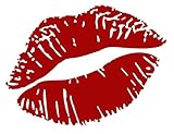 Kiss Mark Design #3 Vinyl Decal Sticker Car Window Bumper Wall Laptop Hot Lips Love Romantic (3