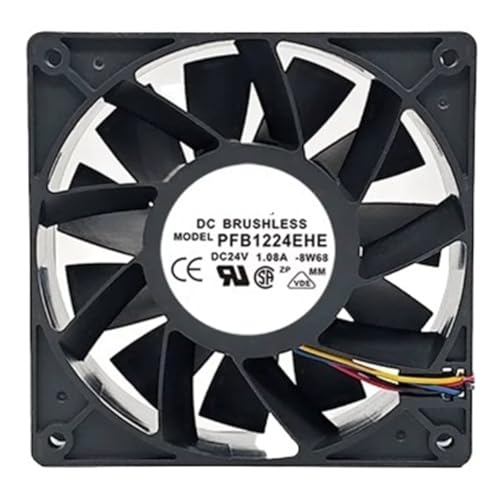 Ventilateur 24V PFB1224EHE 12cm pour refroidissement de boîtier industriel