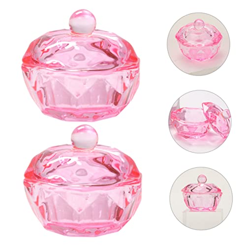 NOLITOY Dappen Dish 2 piezas para uñas acrílicas miniatura 5