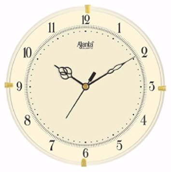 Image of Ajanta Simple 11 Inches Step Movement Wall Clock for Home and Offices