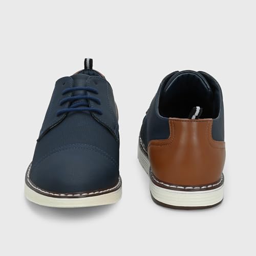 Image of Centrino Derby Formal Shoes for Men | Shoes for Man Stylish | Lace-Up with Cushioned Insole | Lightweight Comfortable Leather | Mens Formal Shoes for Office Business & Professional Wear | Daily Outings (6569)