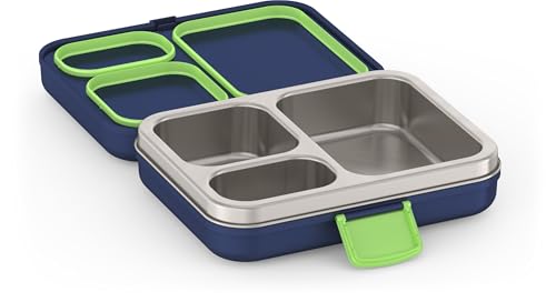 THERMOS Kids Freestyle Food Storage Lunch Kit, Navy