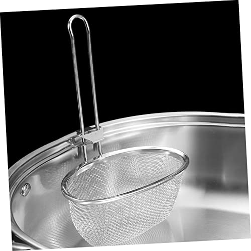 Colher De Aço Inoxidável Ramen Coador Titular Peneira Filtro Utensílios De Cozinha Malha Fina Filtro