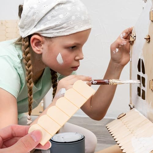 VICASKY Dachschindeln Vogelhaus Gartenhaus Schindeln Holzschindeln Dachziegel Aus Filz Mini Selbstklebend Dachpappe Puppenhausschindeln Zedernholzschindeln Puppenhäuser Puppenhausziegel Teiliges