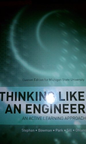 Thinking Like an Engineer: An Active Learning A... 1256803677 Book Cover