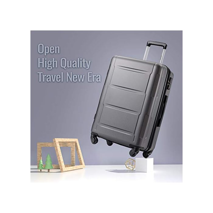 Merax Luggage Set with TSA Lock, All Expandable 3 Piece Hardshell