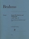 Sonate für Klavier und Violoncello e-moll op.38: revidierte Ausgabe (G. Henle Urtext-Ausgabe)