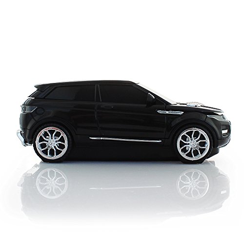 Usbkingdom 2.4Ghz Sport Car Shape Wireless Mouse Cordless Optical Mice With Usb Receiver For Pc Laptop Desktop Computer 1600Dpi 3 Buttons (Black) #TOP2