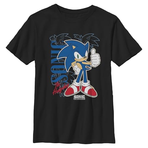 Fifth Sun Boy's Sonic the Hedgehog Thumbs Up T-Shirt