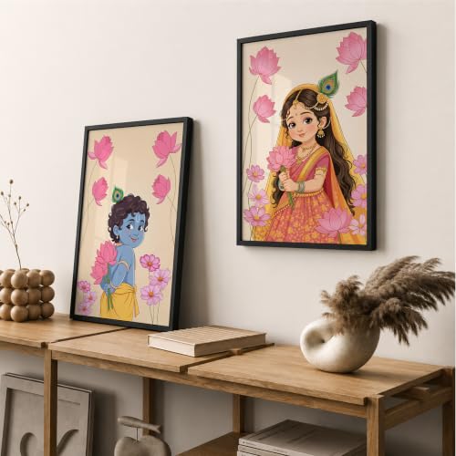 Image of Suneree Traditional Indian Wall Art - Set of 2 (ART 19, 10x13 INCHES)