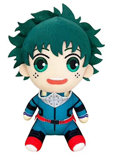 Great Eastern Entertainment My Hero Academia - Deku Hero Costume 2Nd Ver Sitting Plush 7''